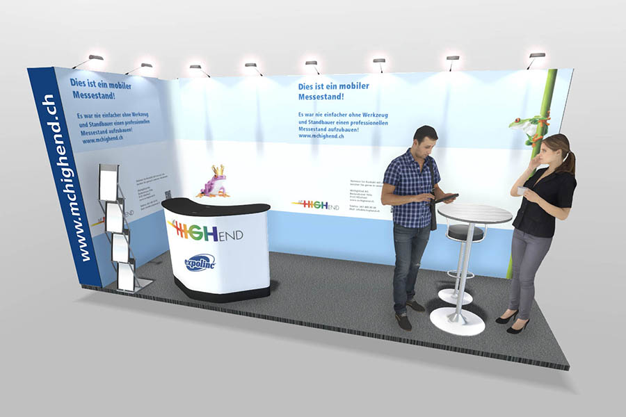 Expolinc mobiler Messestand Beispiel 1