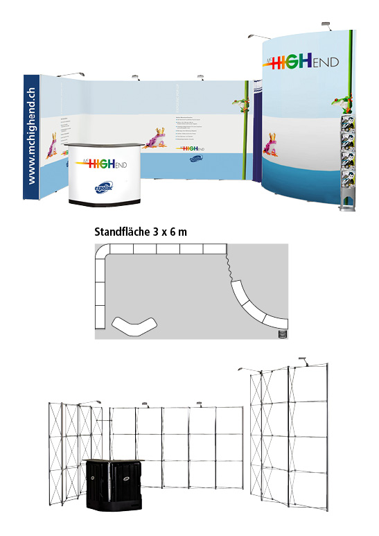 Expolinc Messestand Pop-Up Faltdisplays Beispiele 2