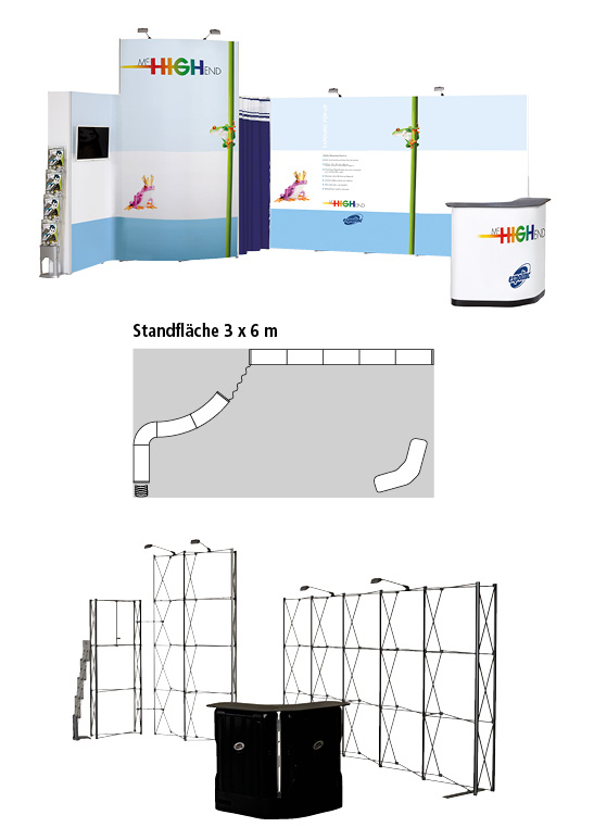 Expolinc Messestand Pop-Up Faltdisplays Beispiele 4