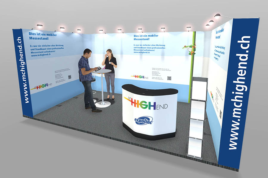 Expolinc mobiler Messestand Beispiel 1