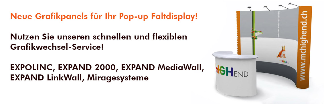 Grafikwechsel Pop-Up Displays