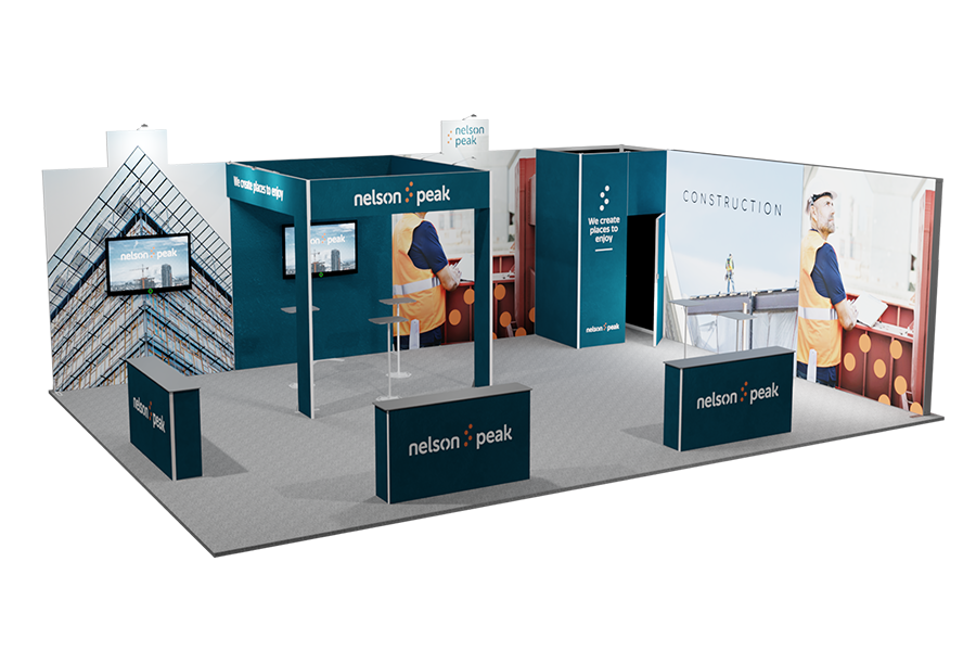 Mobiler messestand