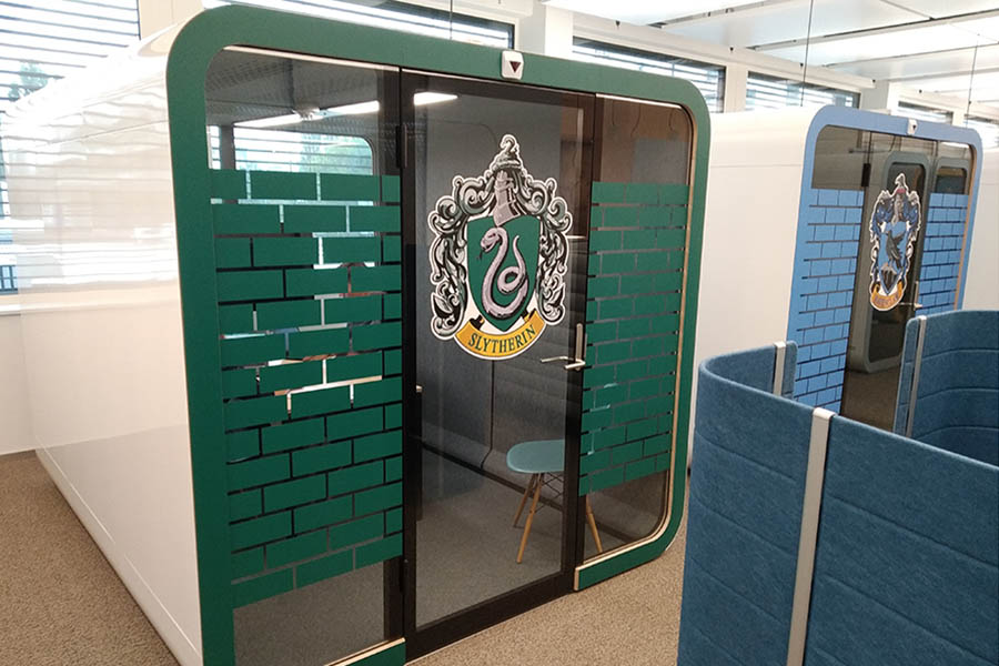 Glasdekorfolie Büro