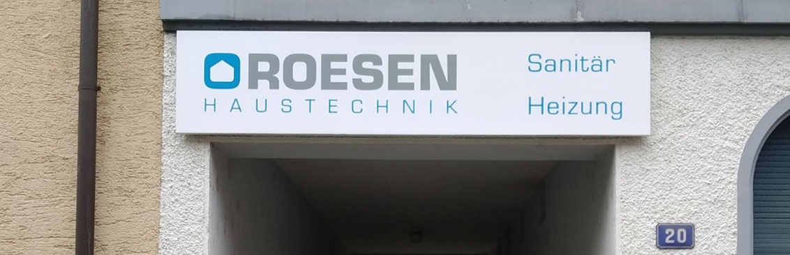 Roesen Firmenbeschriftung