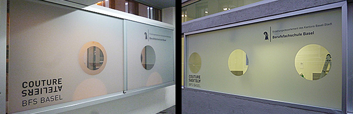 Leitsystem Signaletik HWS